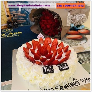 Combo Bánh Kem & Hoa Tươi - MM60